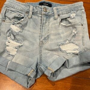 Aeropostale High Rise Midi Short Sz 8